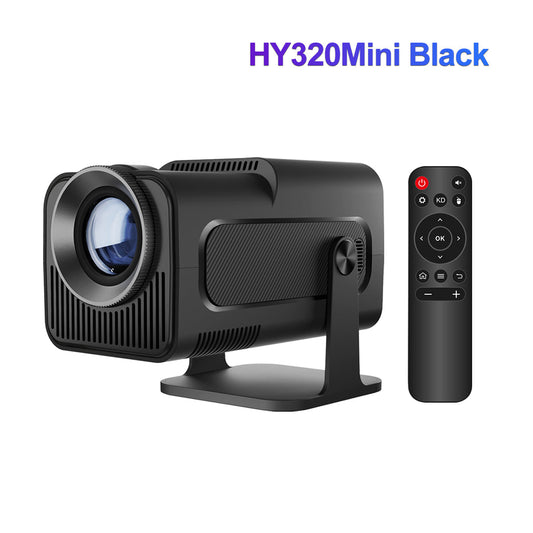 4K Mini Projector for Home Theater – Portable Design with 180° Rotation