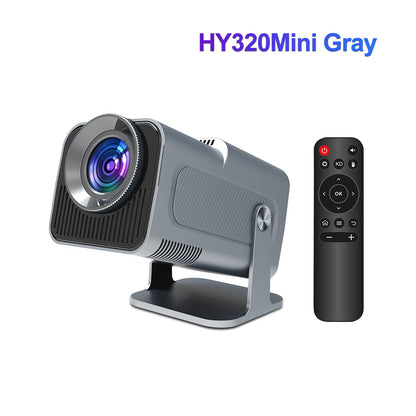 4K Mini Projector for Home Theater – Portable Design with 180° Rotation