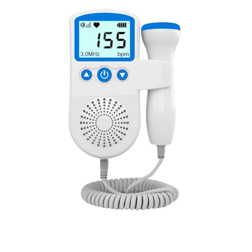 Smart Fetal Doppler with LCD Screen for Monitoring Baby's Heartbeat
