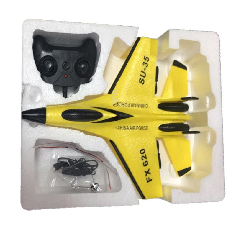 Kids' Foam Airplane Toy with RC Remote Control
