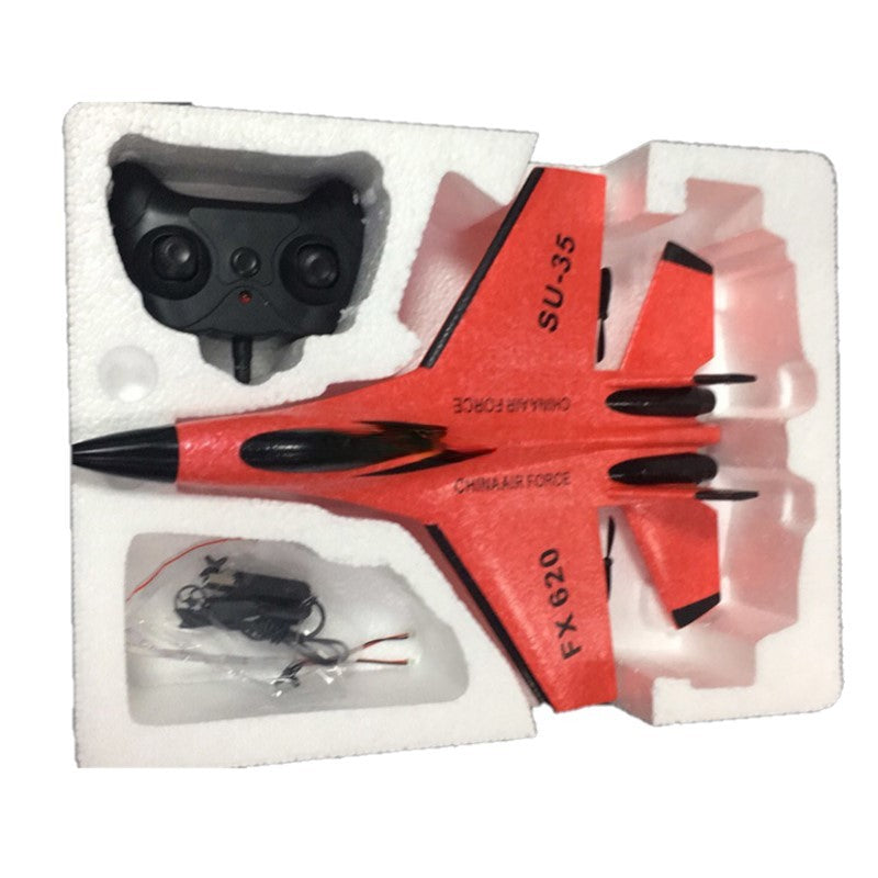 Kids' Foam Airplane Toy with RC Remote Control