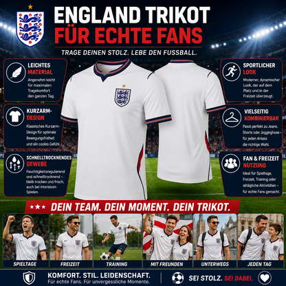 Men's Soccer Jersey for UK World Cup 2026 – Lightweight and Breathable