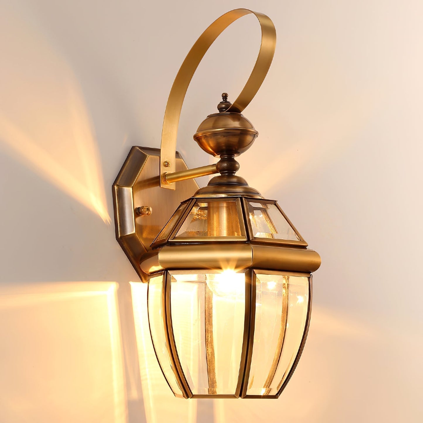 Outdoor Wall Lantern Light - Retro Design, IP65 Waterproof