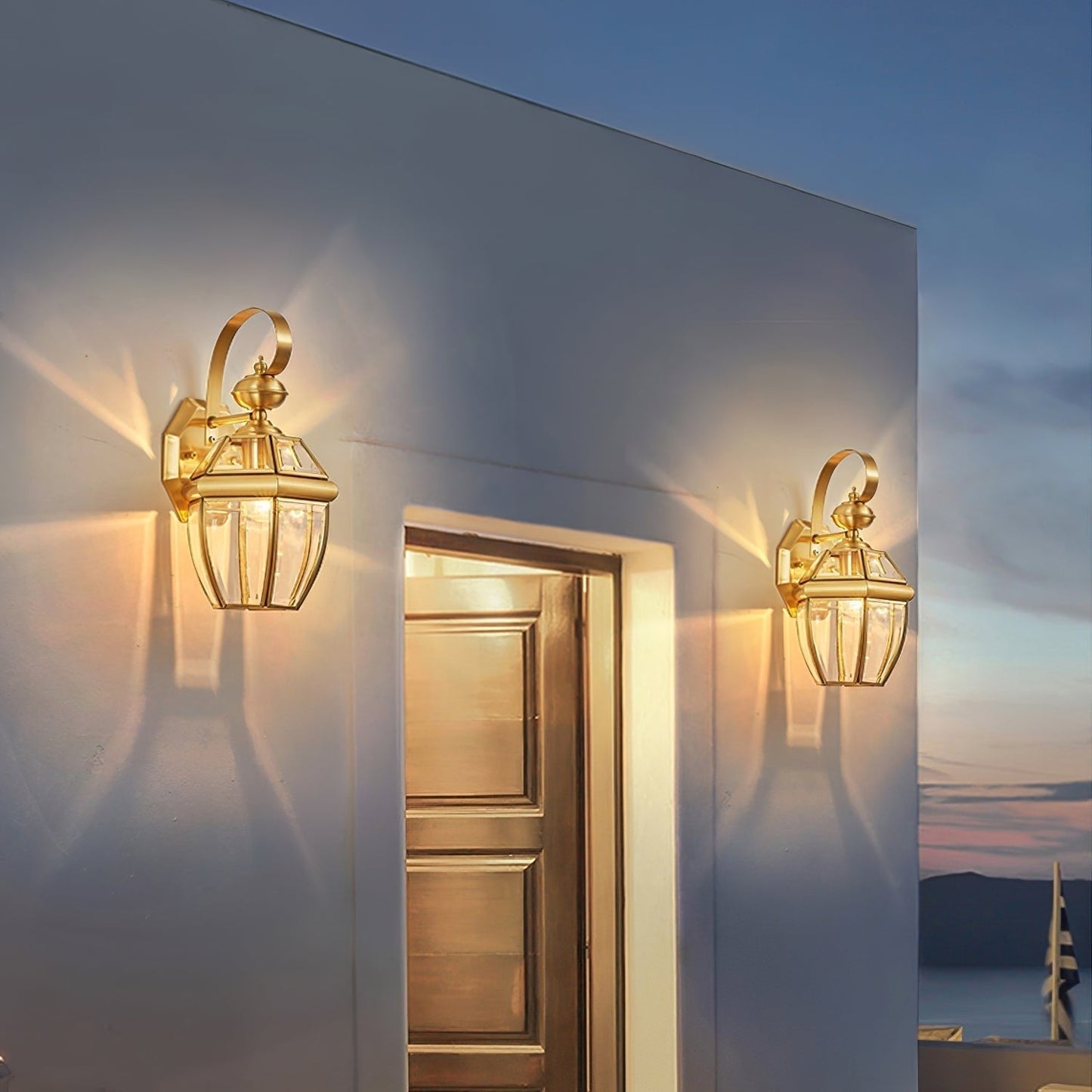 Outdoor Wall Lantern Light - Retro Design, IP65 Waterproof