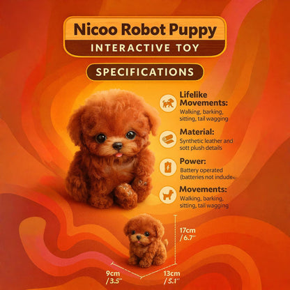 Smart Interactive Puppy Toy with Lifelike Features