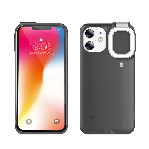 LED Light Phone Case with Selfie Ring Flash for iPhone