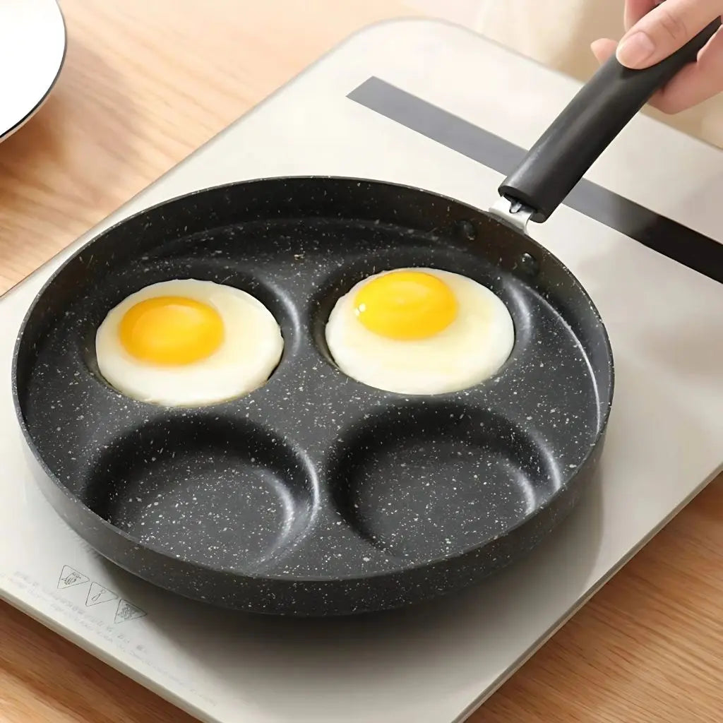 Multi-Cup Skillet for Pancakes and Eggs – Nonstick Breakfast Pan