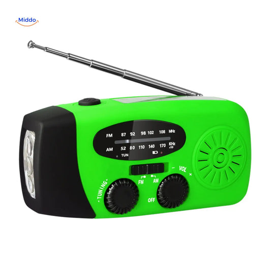 Multi-Function Solar Lamp | Flashlight, Reading Light, Compass & Solar Rechargeable for Adventures