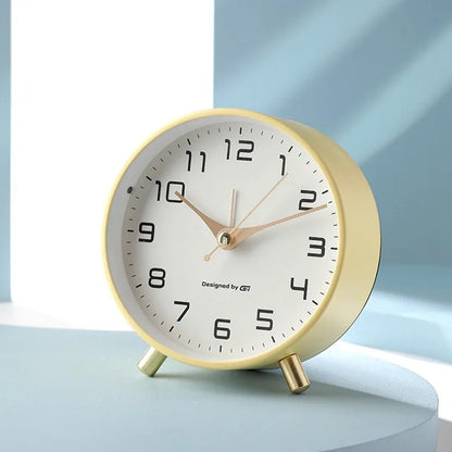 Contemporary Scandinavian Silent Table Clock