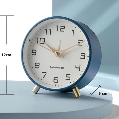 Contemporary Scandinavian Silent Table Clock