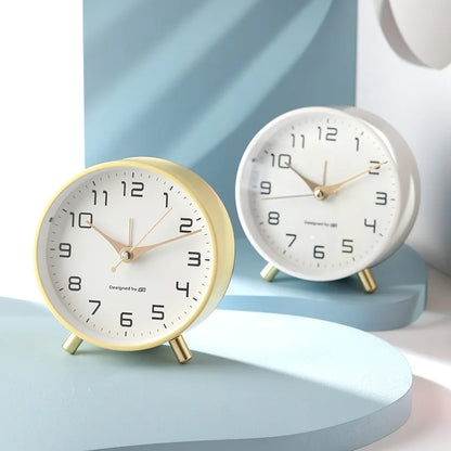Contemporary Scandinavian Silent Table Clock