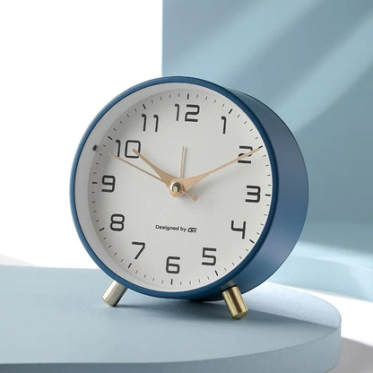 Contemporary Scandinavian Silent Table Clock