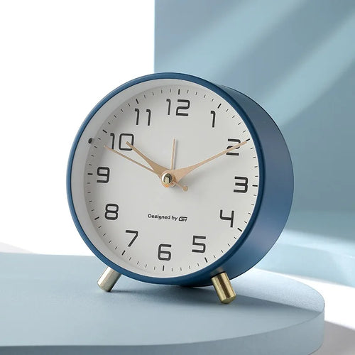 Contemporary Scandinavian Silent Table Clock