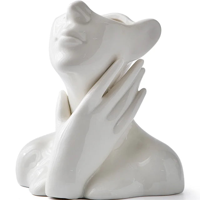 Sleek Ceramic Flower Vase for Stylish Home Décor