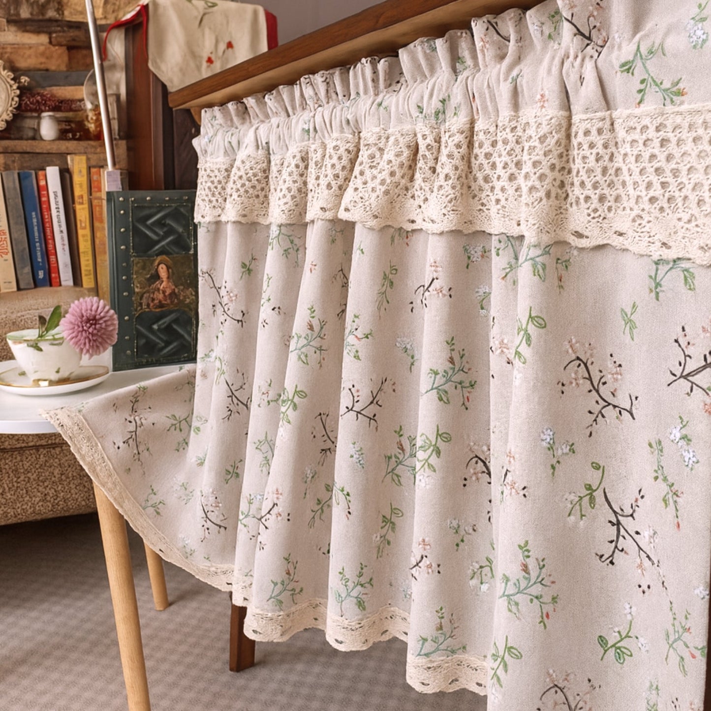 Charming Kitchen Cabinet Shade for Bright Spaces