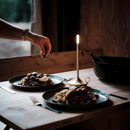 Nordic Candle Holder with Light