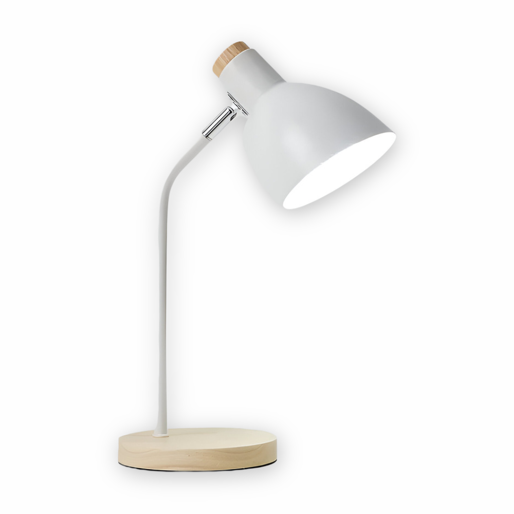 Adjustable LED Desk Lamp with Nordic Design – Comfortable Light for Reading & Living Areas