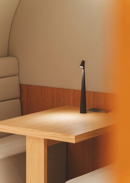 Contemporary LED Table Lamp with Adjustable Height and Wireless Design