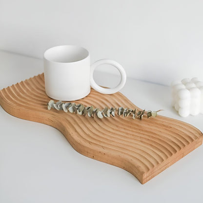 Stylish Wave Wooden Serving Tray for Every Occasion