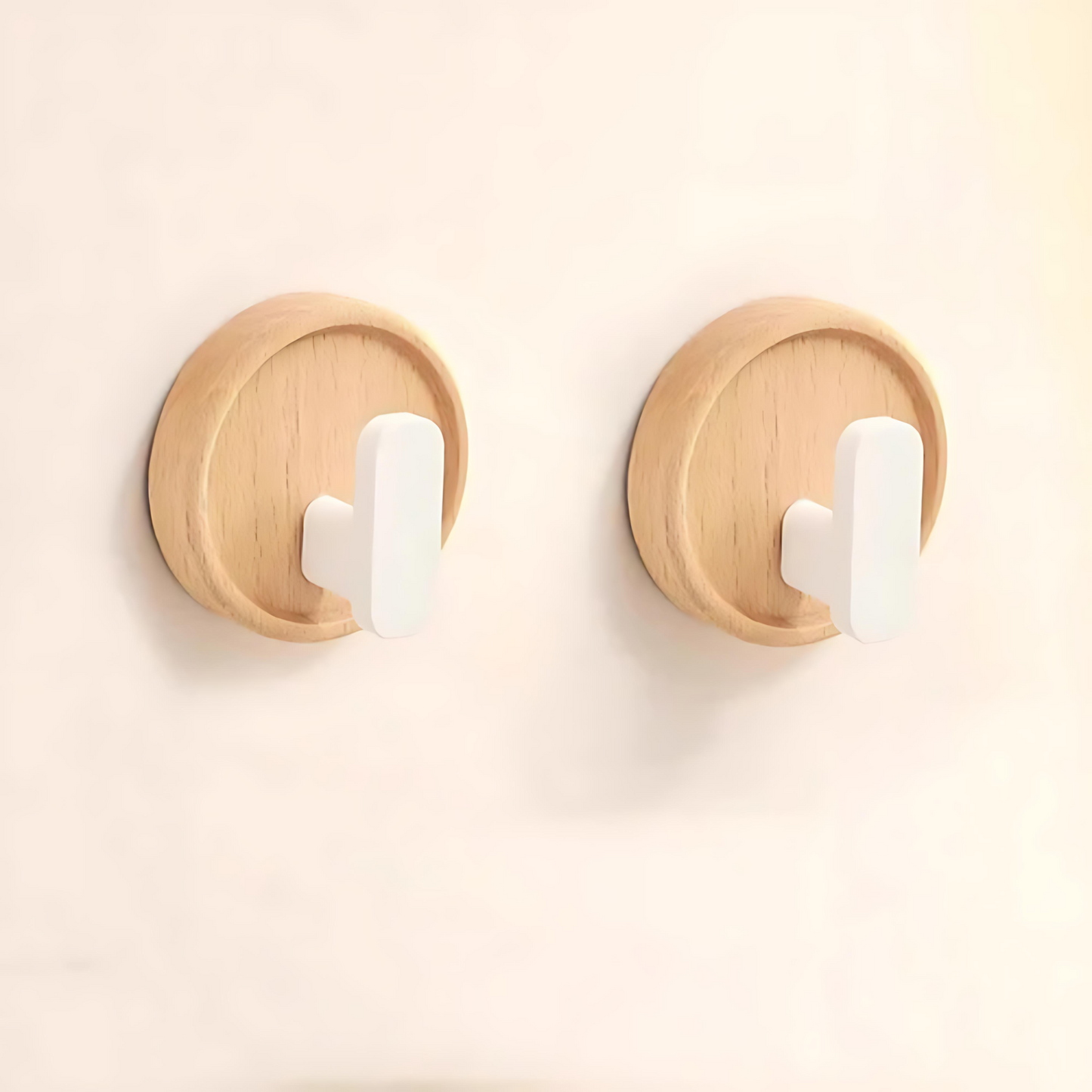 Chic Solid Walnut Wall Hook for Functional Elegance