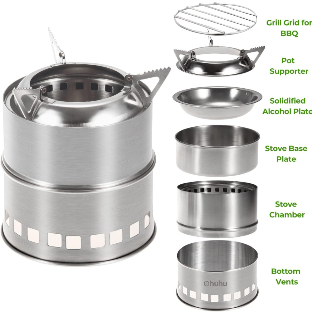 TrailBlazer Portable Wood Stove – Cook Anywhere, Anytime!