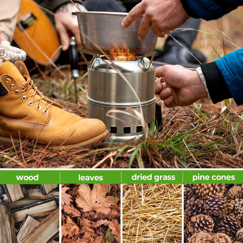 TrailBlazer Portable Wood Stove – Cook Anywhere, Anytime!