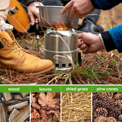 TrailBlazer Portable Wood Stove – Cook Anywhere, Anytime!