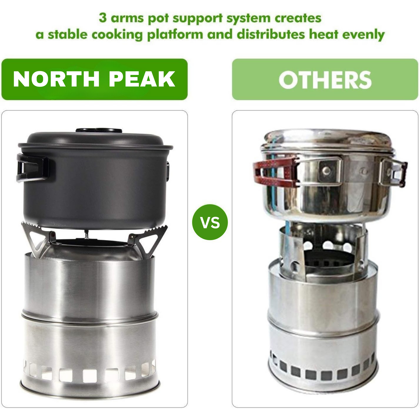TrailBlazer Portable Wood Stove – Cook Anywhere, Anytime!