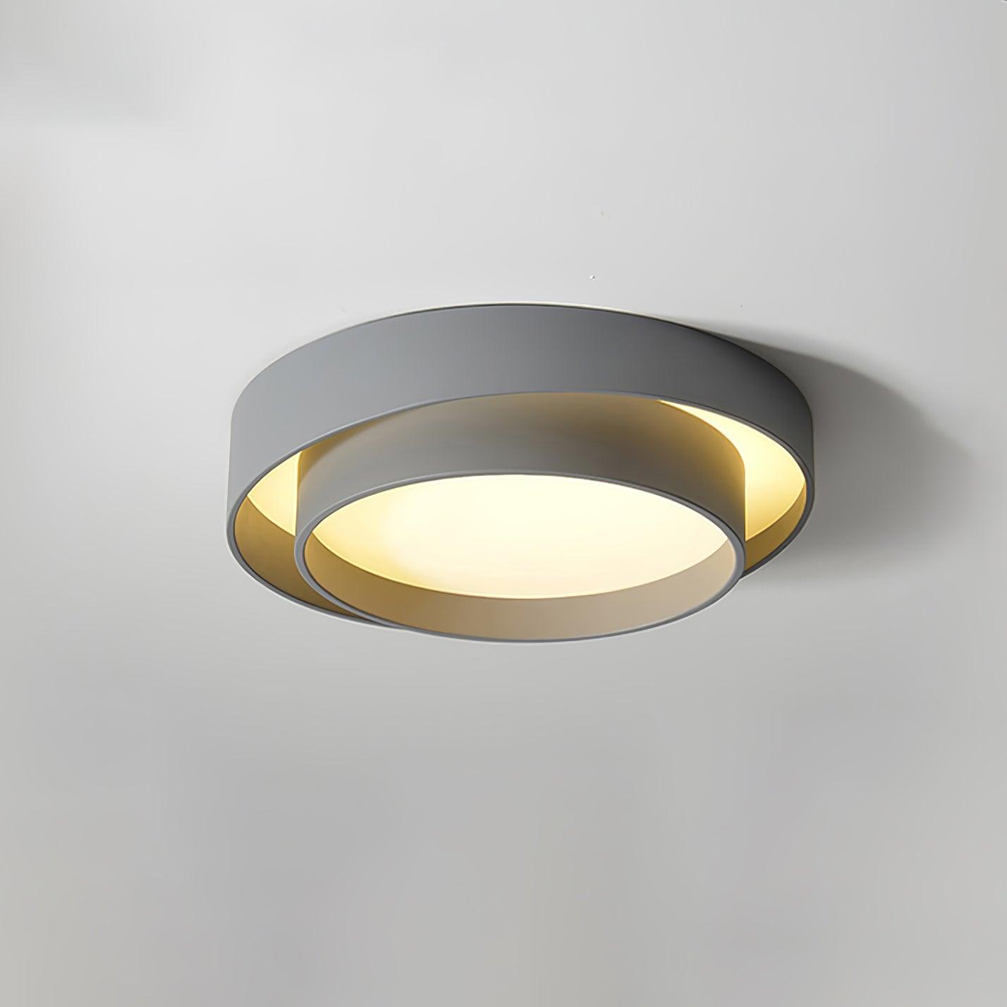 Round LED Ceiling Light in Nordic Style for Home Interiors