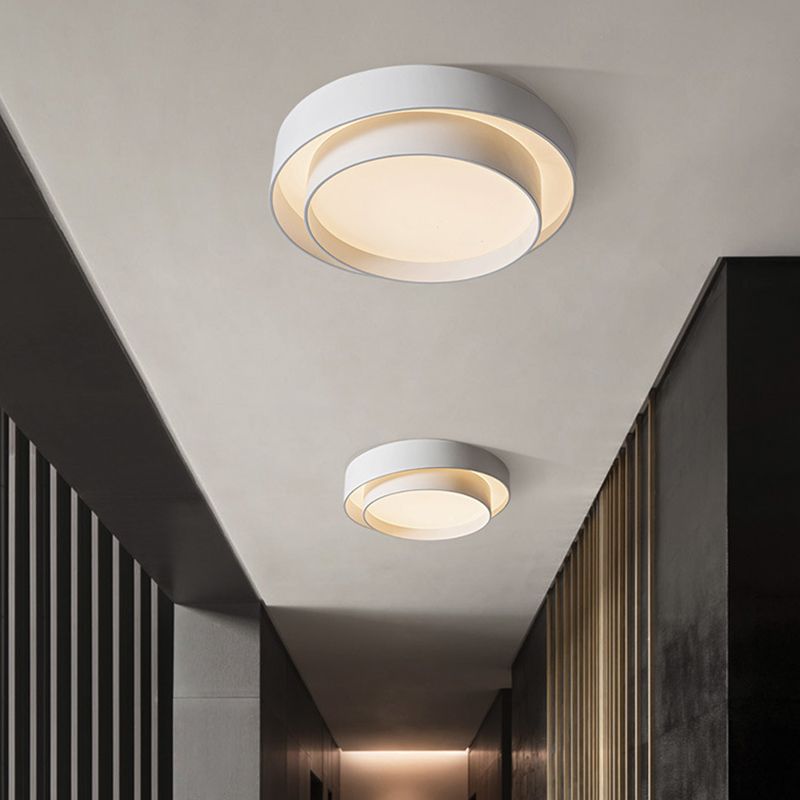 Round LED Ceiling Light in Nordic Style for Home Interiors