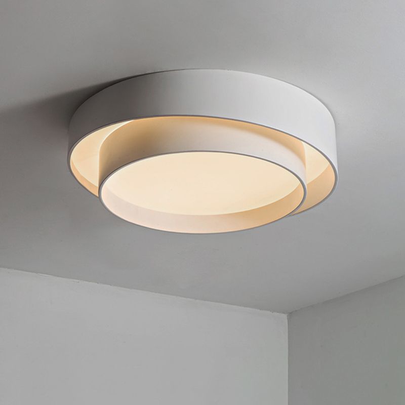 Round LED Ceiling Light in Nordic Style for Home Interiors