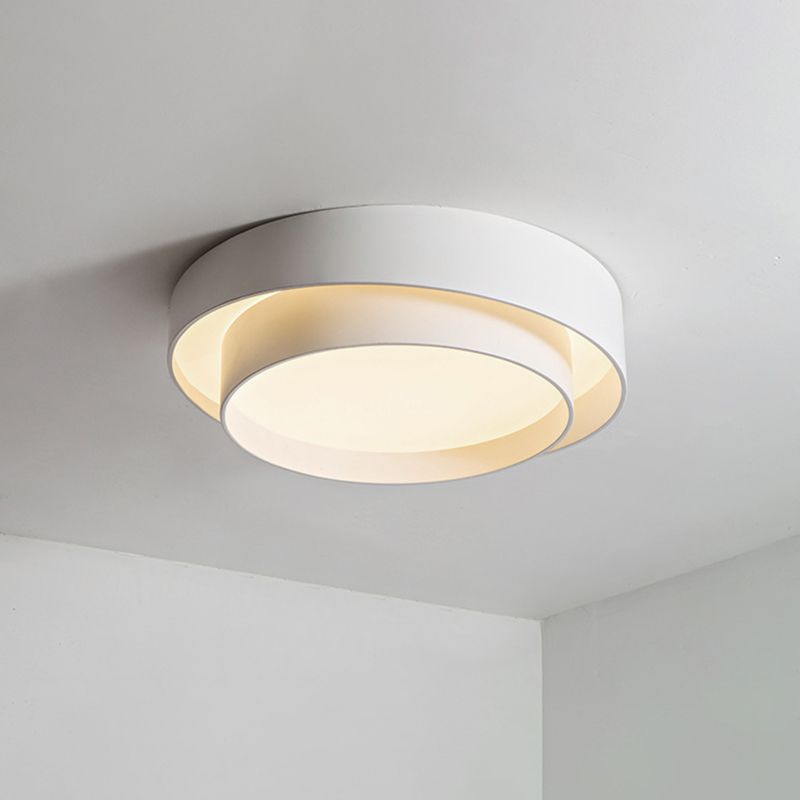 Round LED Ceiling Light in Nordic Style for Home Interiors