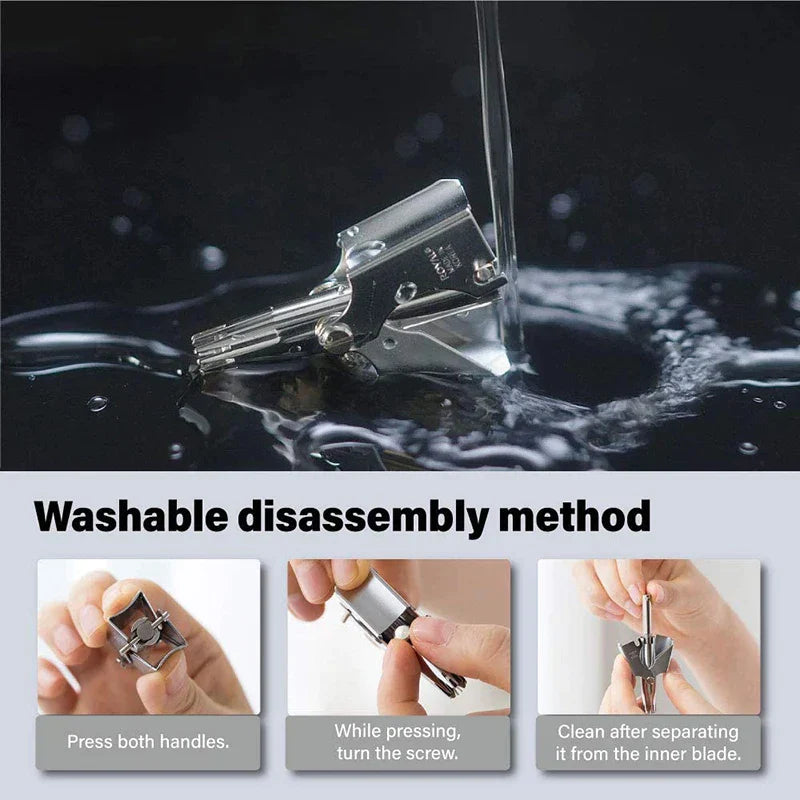 Precision Nose Hair Trimming Scissors for Effortless Grooming