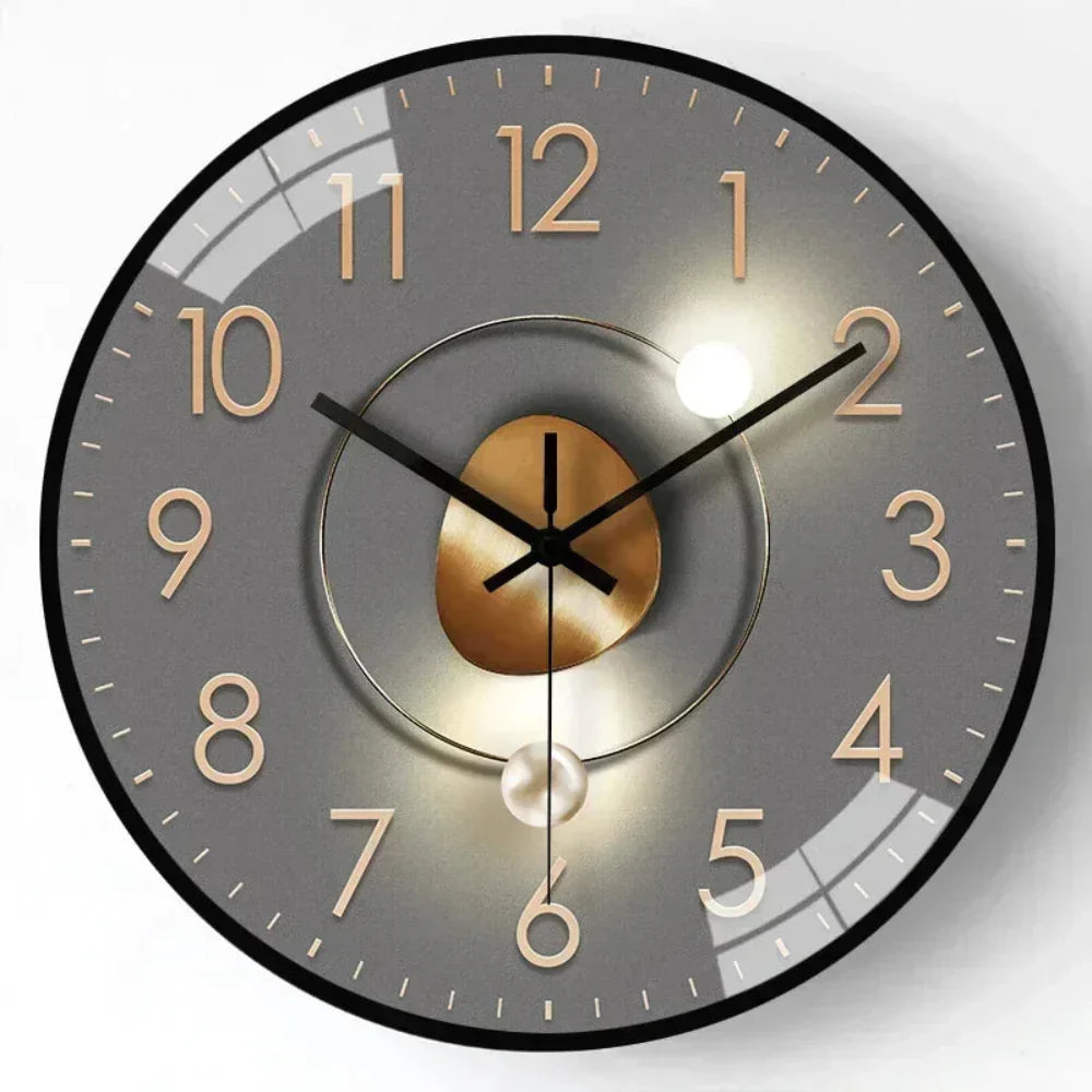 Minimalist Wall Clock for Home Decor – Modern Silent Design