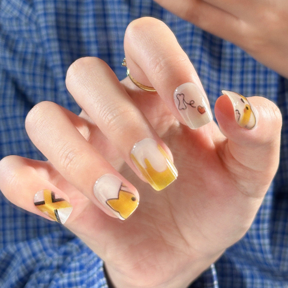 Cute Animal Design Press-On Nail Collection