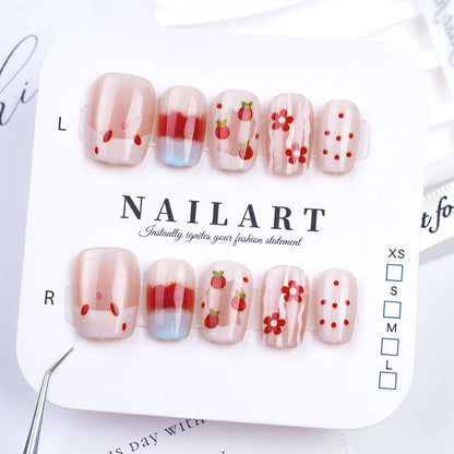 Cute Character Design Press-On Nail Set