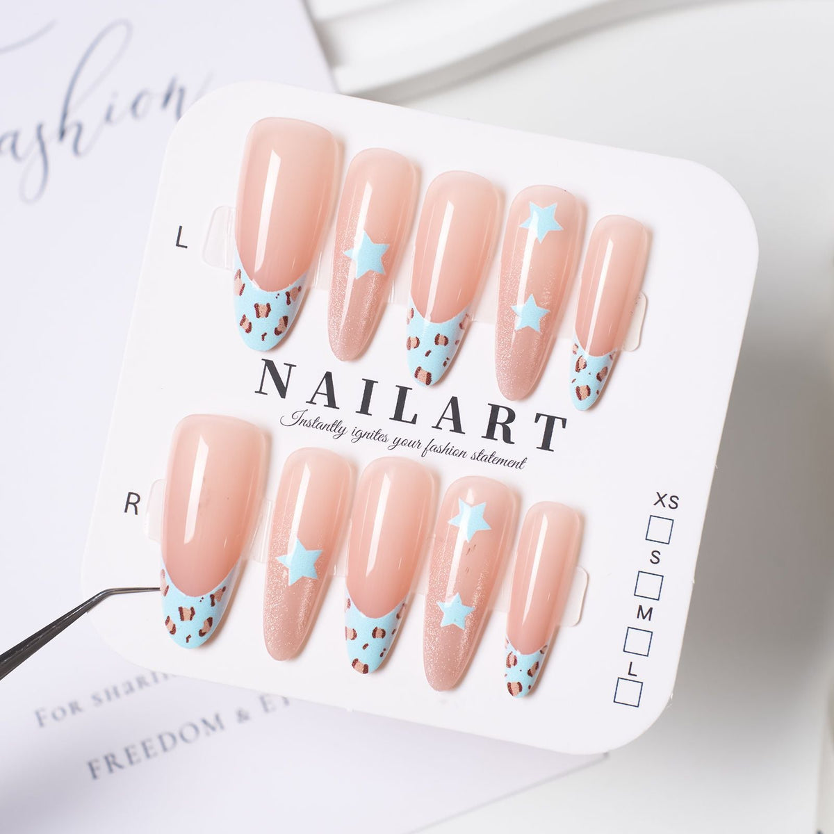 Cute Character Design Press-On Nail Set
