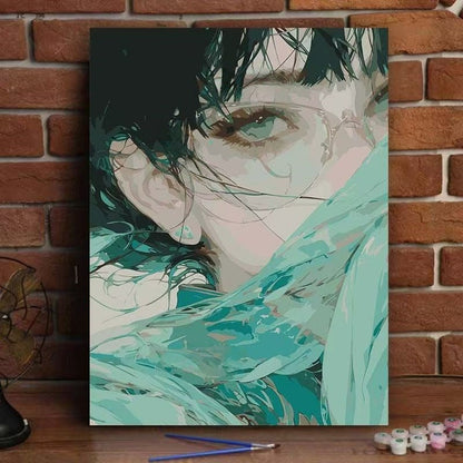 Canvas Print of Abstract Portrait Artwork