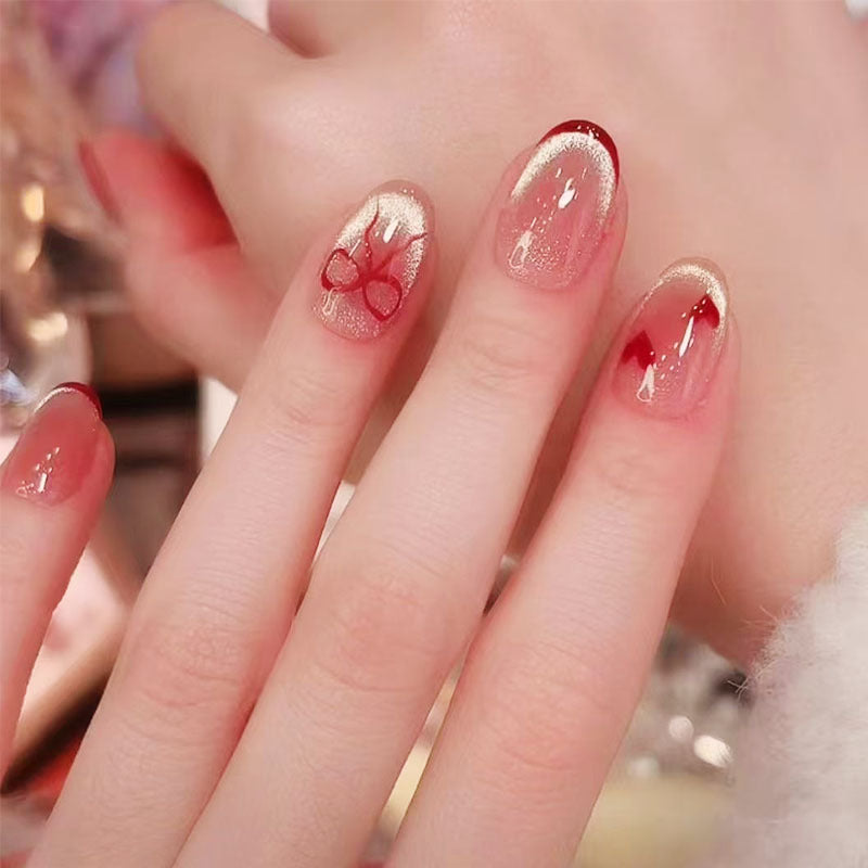 Glitter Nail Art Set with Ombre Design