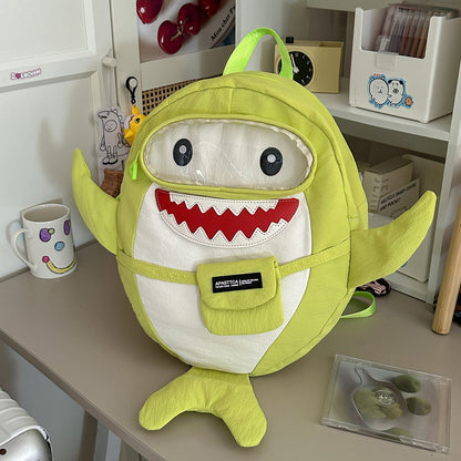 Shark Design School Backpack for Kids