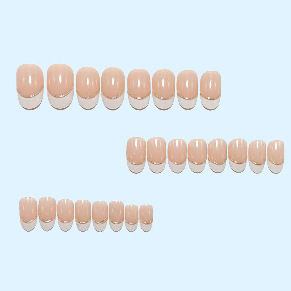 Elegant French Manicure Acrylic Nail Kit
