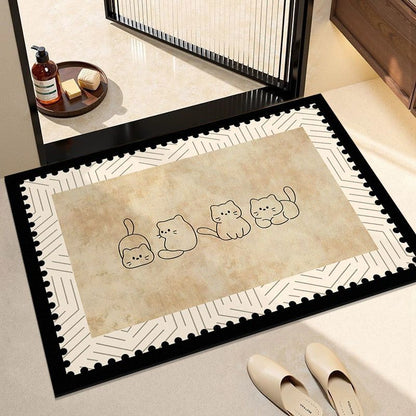 Cute Canine Design Welcome Mat