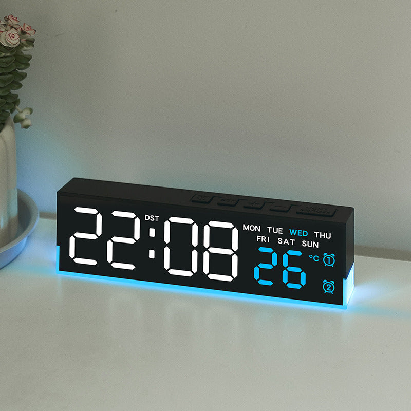 Digital Alarm Clock with Temperature Display