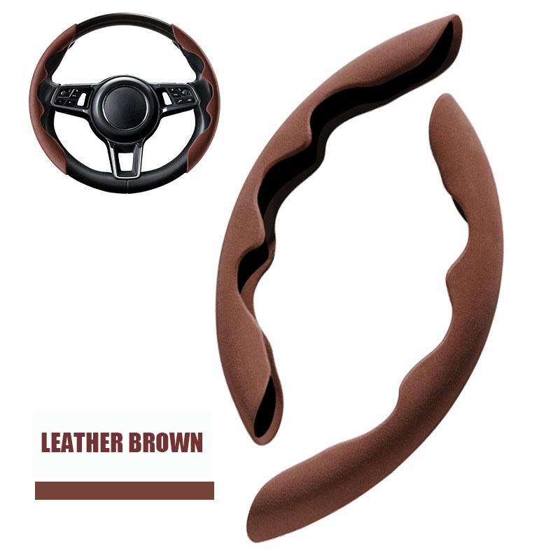 Enhanced Grip Steering Wheel Covers for Cars (Set of 2)