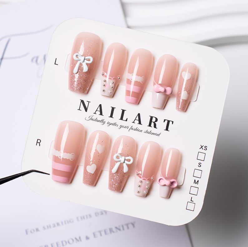 Cute Character Design Press-On Nail Set