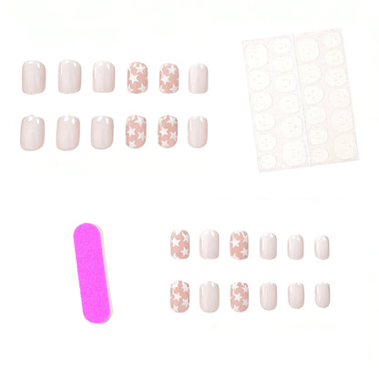 Star Pattern Nail Enhancements for Artistic Designs