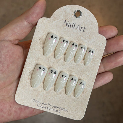 Character-Themed Press-On Nails – Cute Design