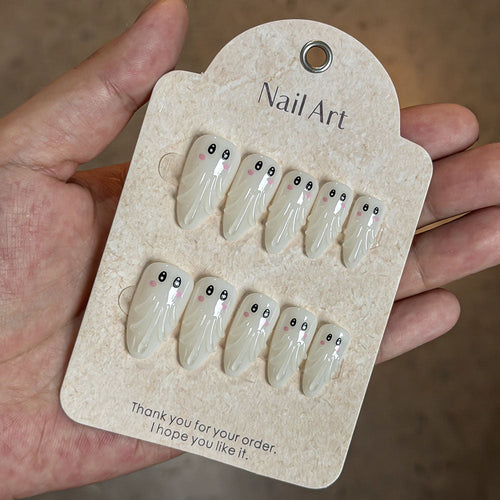Character-Themed Press-On Nails – Cute Design