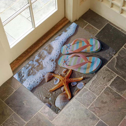 Geographical 3D Floor Mat in Taalita Design