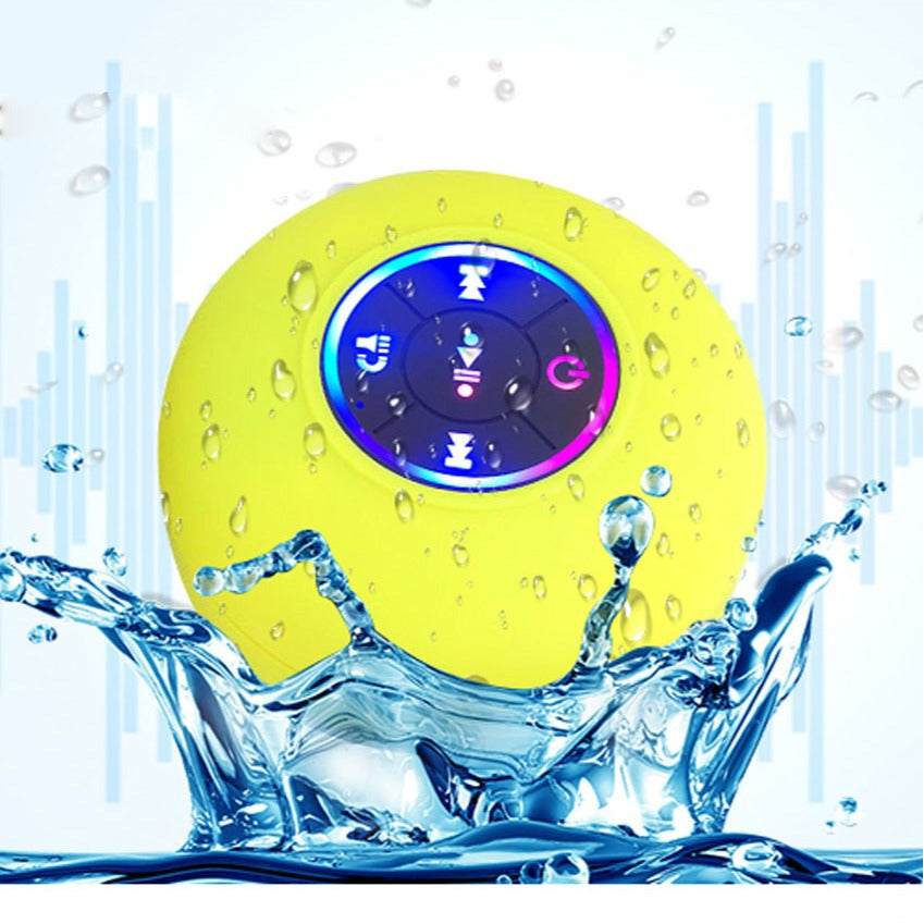 Waterproof Speaker with Suction Cup for Easy Mounting